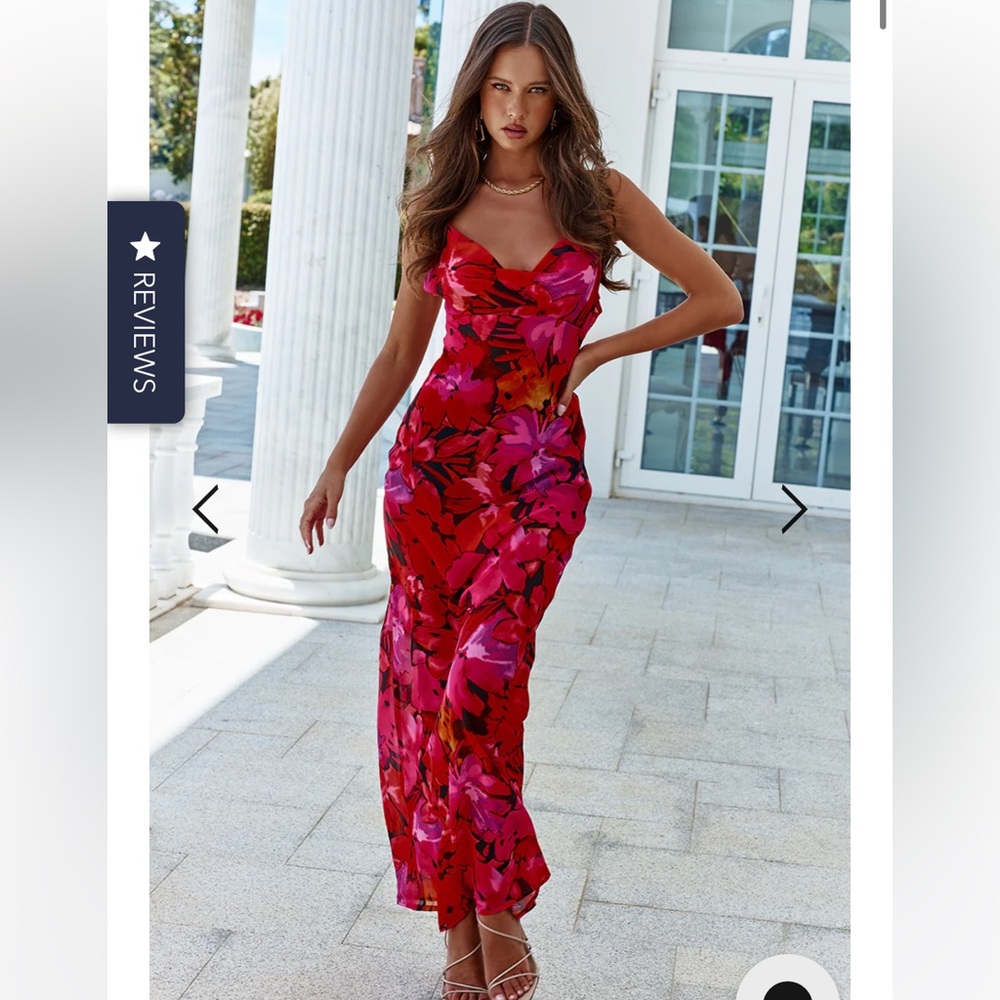 Runaway the Label Bad Romance Sheer Pink Floral Dress
